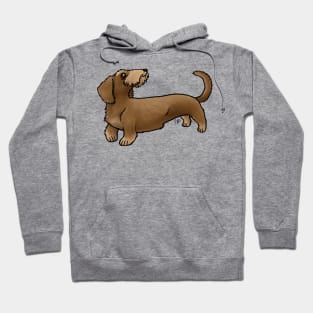 Dog - Wire-Haired Dachshund - Red and Tan Hoodie
